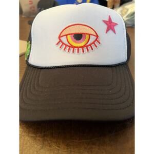 Vintage Lee Jeans White Eye SnapBack Rare